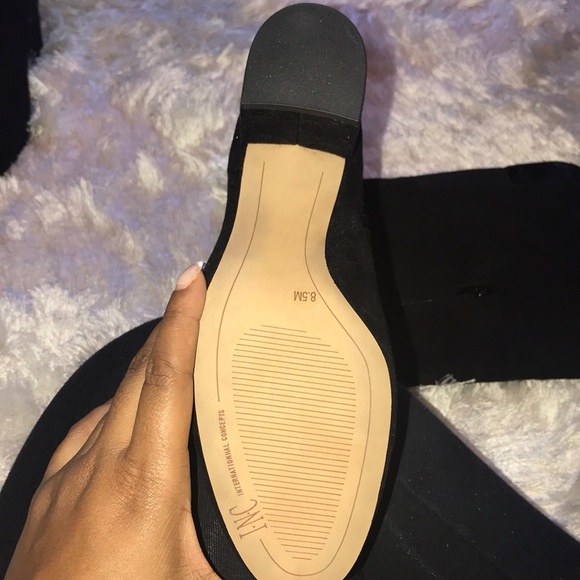 INC Black suede over the knee riding boot. - Picture 4 of 4